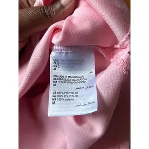 Active Top Ideology High-Low Baby Pink Mesh Athleisure Pilates Barre Gorpcore LG thumbnail 3