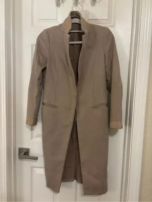 AllSaints Beige/Taupe Pea Coat thumbnail 2