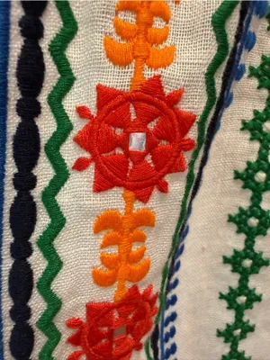 Tory Burch Embroidered Peasant Maxi Dress Cover-up On or Off Shoulder Small thumbnail 9