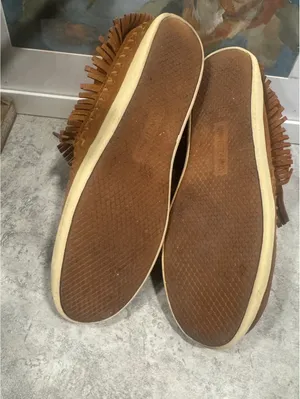 Minnetonka Venice Western Bootie Moccasins Suede Women's Size 8 thumbnail 5