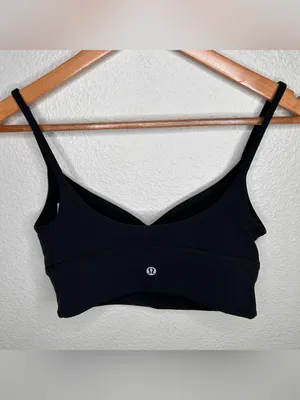 Lululemon Align Sweetheart Bra *Light Support, A/B Cup Black 6 thumbnail 4
