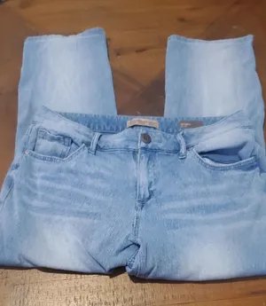 Vintage America Light Blue Denim Capris Size 10 thumbnail 1