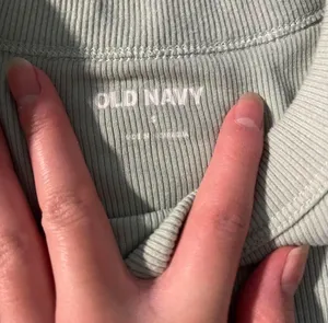 Old navy sage green tank top thumbnail 3