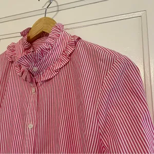J. Crew Ruffleneck Classic Boy Fit button down shirt thumbnail 3