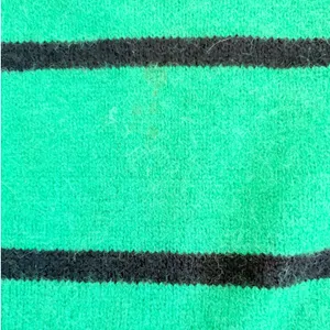 Evereve Thea Green Black Striped Crewneck Sweater Womens Medium Raglan Knit thumbnail 7