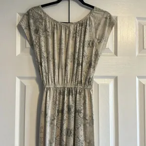 REBECCA TAYLOR Animal Print Short Sleeve T-Shirt Material Maxi Dress Size XS thumbnail 6