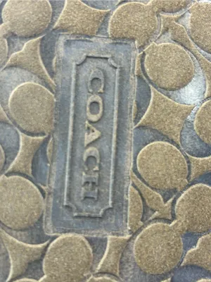 Vintage Coach Poppy Jayda Black Signature C Jacquard Fur Slippers Bows Y2K thumbnail 6