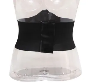 NEW Black Faux Leather Lace-Up Corset Waist Belt Goth Witch Halloween Costume Outfit thumbnail 6