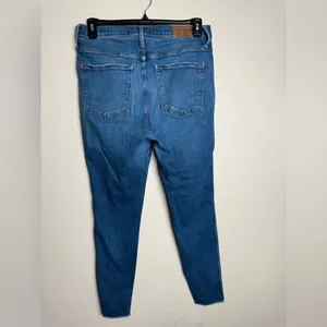 Madewell Women Size 32 10" High-Rise Skinny Jeans‎ Medium Wash thumbnail 8
