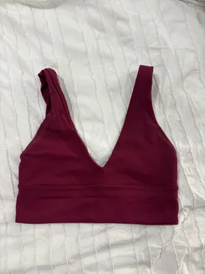 Lululemon bra maroon thumbnail 2