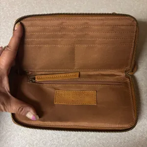NEW Free People Faux Leather Preppy Coastal Western Fisherman Boho Wristlet thumbnail 6
