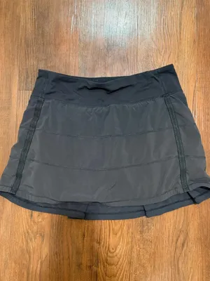 Lululemon Black Pace Rival Mini Athletic Skirt thumbnail 2