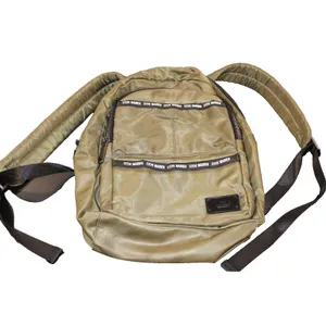Steve Madden Olive Green Nylon Backpack - Logo Tape - Preowned thumbnail 2