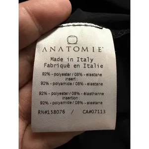 Anatomie Kim Black Mesh Grommet Long Sleeve Stretch Top Small Goth thumbnail 8