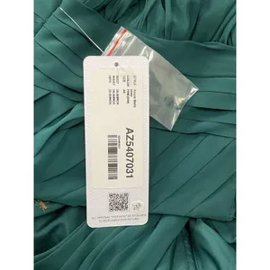 Azazie Charlize Stretch‎ A-Line One Shoulder Mesh Floor-Length Dress thumbnail 9