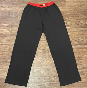 Vintage Sanrio Lounge Pants Black Red White Size Medium thumbnail 1