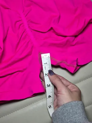 High-Waist Seamless Women's Shorts — Hot Pink Sku 0004 thumbnail 6