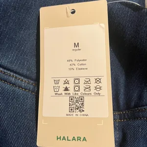 NWT Halara Flex High-Waisted Crossover Pocket Washed Stretchy Flare Jeans thumbnail 7