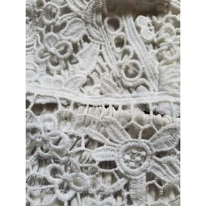 Anthropologie(?) Tank Halter Top Women Small Lace Crochet Crop Beach Party Boho thumbnail 2
