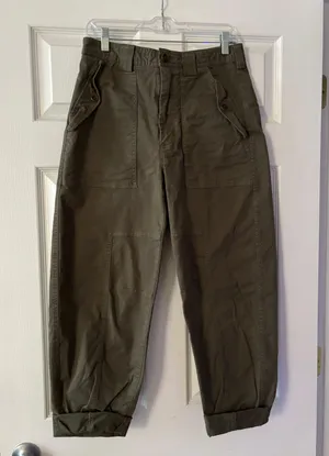 Banana Republic Olive Cargo Pants thumbnail 1