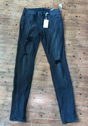 Kancan black distressed destroyed size 29 normcore jeans thumbnail 1