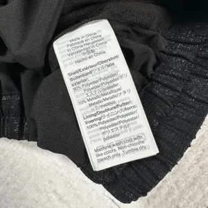 Madewell Lyric Wrap Longsleeve Top Shirt Women X-Small Black Shimmer AF678 thumbnail 8