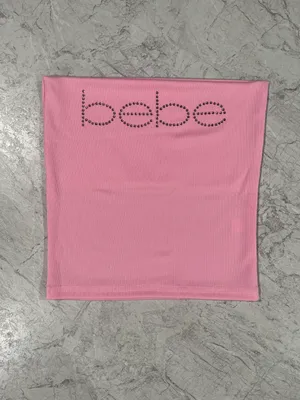 Bebe Pink Rhinestone Tube Top thumbnail 2