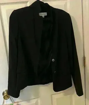 Calvin Klein black blazer size 10 thumbnail 1