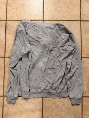 Fleece Gray Pullover Hoodie thumbnail 4