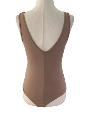 Abercrombie & Fitch Brown Bodysuit Soft Collection Women's Size Medium | 51-26 thumbnail 3