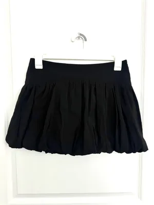 Zara Bubble Balloon Hem Mini Skirt Size Medium thumbnail 7