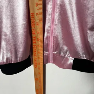 Grease Pink Ladies Jacket Small Pink Retro 50s Costume Halloween thumbnail 5