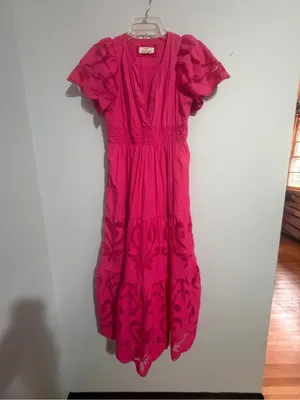 By Anthropologie The Somerset Maxi Dress: Cutwork Edition thumbnail 6