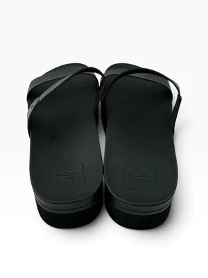 -REEF Cushion Vista Platform Sandal Womens 12 Black Comfort Slide Casual Shoe thumbnail 4