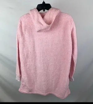 Hooded Cardigan Pink thumbnail 6