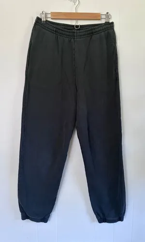 COS Womens Faded Black High Waisted Fleece Jogger Sweatpants Size S Small thumbnail 1