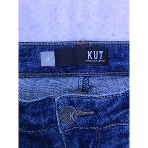 Kut from the Kloth Straight Leg Jeans Womens 4L Blue Denim Long Tall‎ Casual thumbnail 2