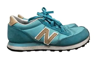 New Balance Light Blue‎ 501 Lace Up Sneakers 6.5 thumbnail 1