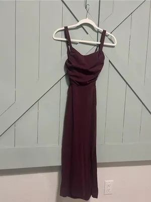 Halara Plum (Fig) Strappy Maxi Dress thumbnail 2