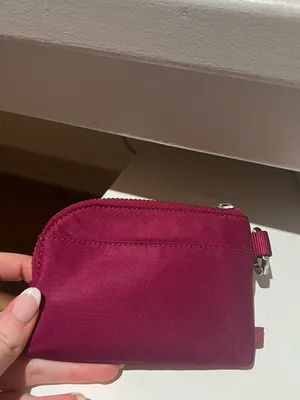 lululemon athletica Hot Pink Clippable Card Pouch thumbnail 5