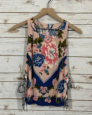 Free People This Sweet Love Floral Top - Pink - Small thumbnail 10