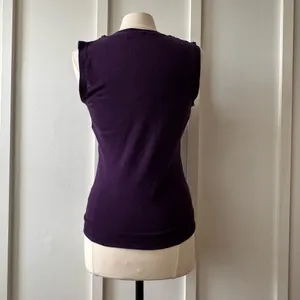 The Limited Ruffle Trim Sleeveless Cardigan thumbnail 4