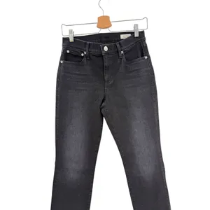 AYR The Stir Jeans Black High Rise Straight Crop Stretch‎ Denim 27S thumbnail 5