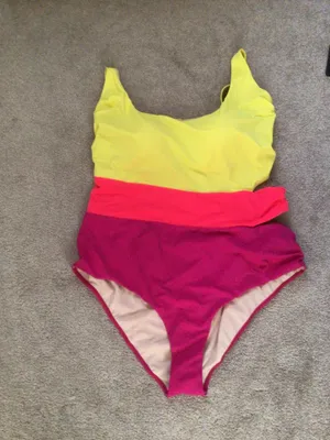 Swimsuits For All Colorblock One Piece- Nwot/ Size26 thumbnail 5