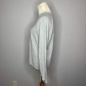Wilfred Free - Grey Heather Long Sleeve Top thumbnail 4