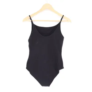 Forever 21 Bodysuit Womens Medium Black Stretch Scoop Neck Sleeveless One Piece thumbnail 4