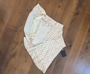 Satin short White Size 28 thumbnail 4