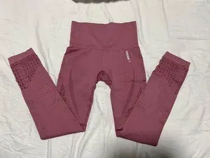 Gymshark Leggings-Pink thumbnail 1