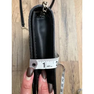 Kate Spade Black Crossbody Bag 100% Cow Leather‎ Gold Lock thumbnail 6