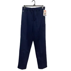 Hanes Scrub Pants Womens Size M Navy Blue Straight Leg Cargo Drawstring NWT thumbnail 7